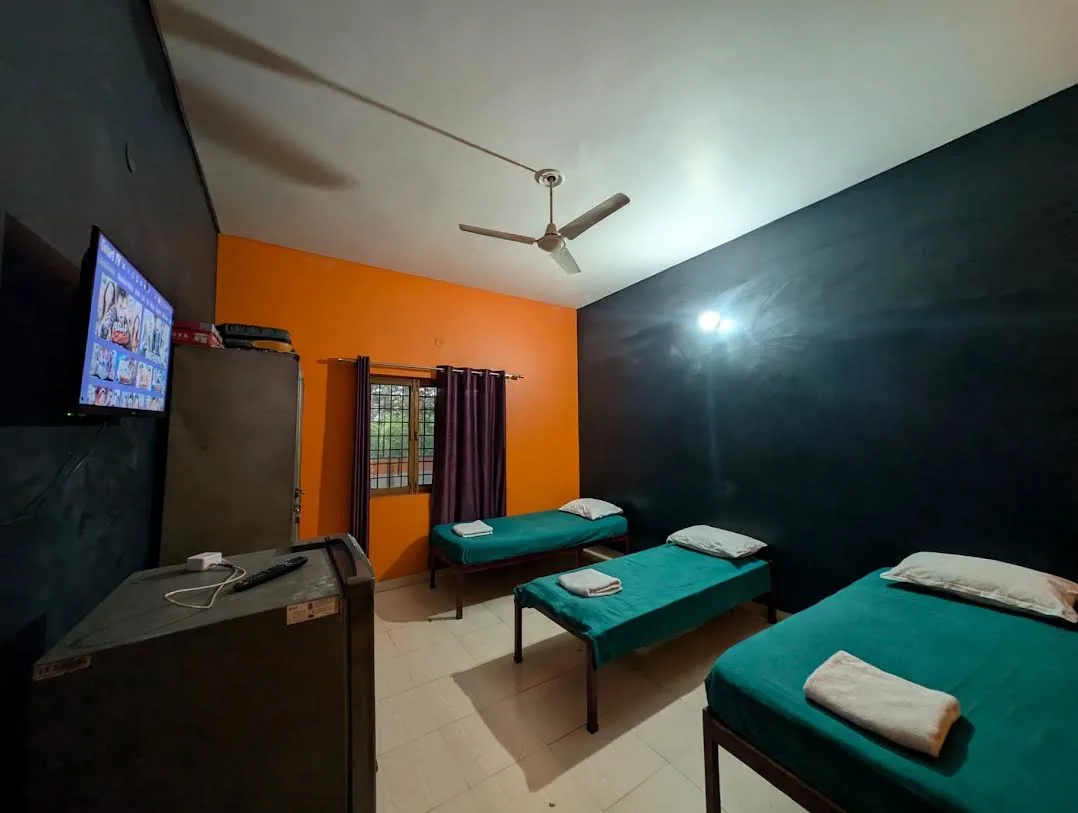 Shared residential accommodation with neatly made beds
